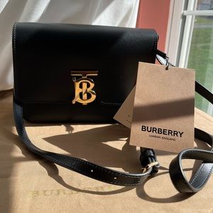 Small Leather TB Bag